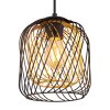 Dichti Suspension Luminaires Globo Lighting Noir, 1 lumière