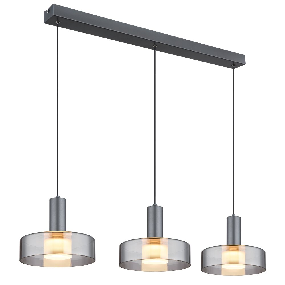 Grant Suspension Luminaires Globo Lighting LED Gris, 1 lumière main product photo