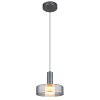 Grant Suspension Luminaires Globo Lighting LED Gris, 1 lumière