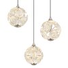 Virina Suspension Luminaires Globo Lighting LED Chrome, 1 lumière