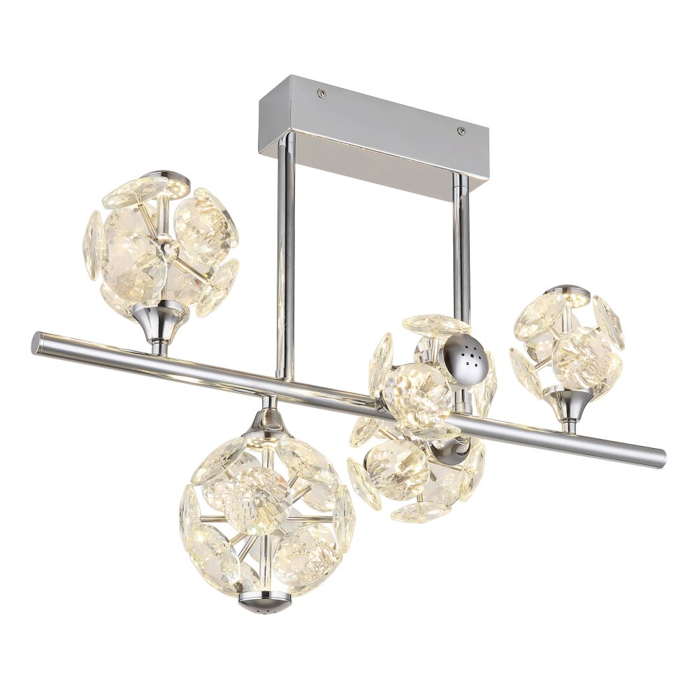 Virina Plafonnier Luminaires Globo Lighting LED Chrome, 1 lumière main product photo