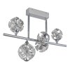 Virina Plafonnier Luminaires Globo Lighting LED Chrome, 1 lumière