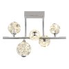 Virina Plafonnier Luminaires Globo Lighting LED Chrome, 1 lumière
