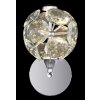 Virina Applique murale Luminaires Globo Lighting LED Chrome, 1 lumière