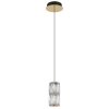 Stefanie Suspension Luminaires Globo Lighting LED Or, Noir, 1 lumière