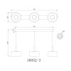 Trenton Suspension Luminaires Globo Lighting LED Noir, 1 lumière