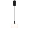 Trenton Suspension Luminaires Globo Lighting LED Noir, 1 lumière