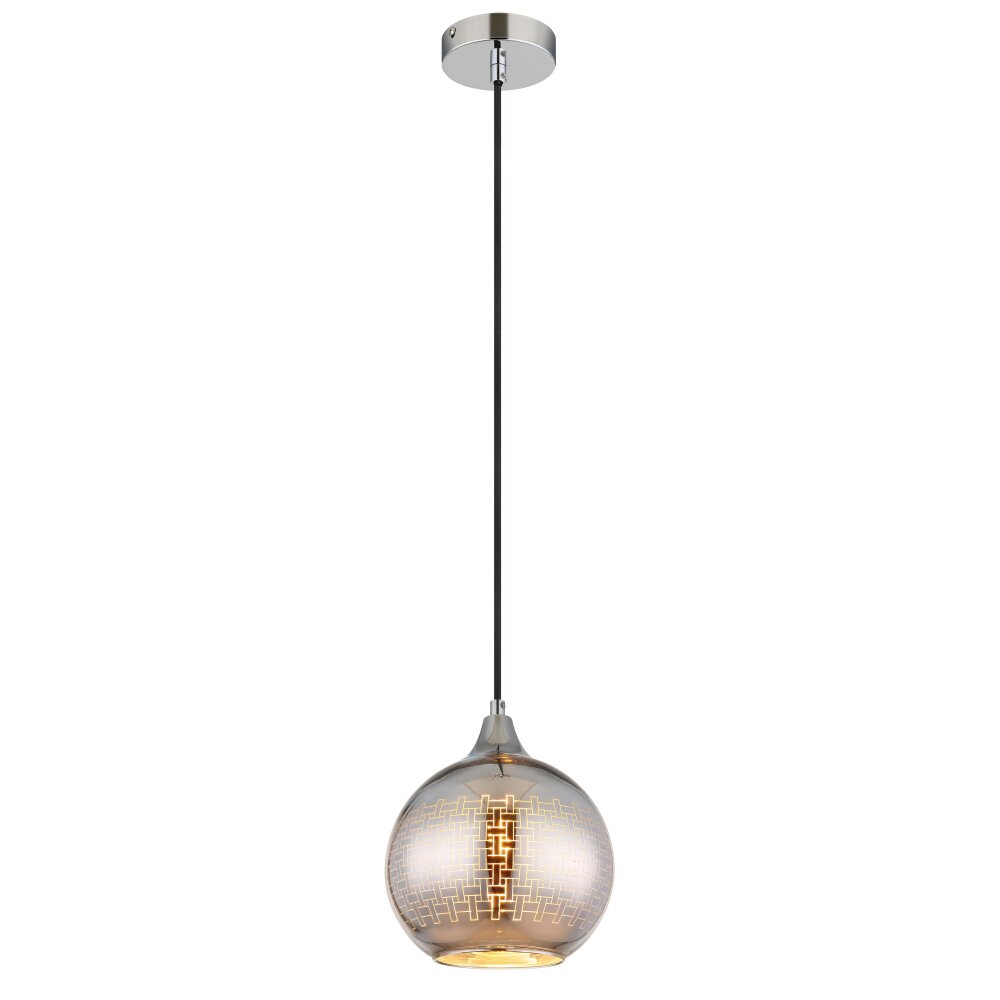 Lourdes Suspension Luminaires Globo Lighting Blanc, 1 lumière main product photo