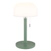 Style champignon  Norman Lampe à poser Luminaires Globo Lighting LED Vert, 1 lumière