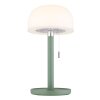 Style champignon  Norman Lampe à poser Luminaires Globo Lighting LED Vert, 1 lumière