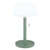 Style champignon  Norman Lampe à poser Luminaires Globo Lighting LED Vert, 1 lumière