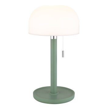 Style champignon  Norman Lampe à poser Luminaires Globo Lighting LED Vert, 1 lumière