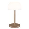 Lampe Champignon  Norman Lampe à poser Luminaires Globo Lighting LED Champagne, 1 lumière