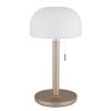 Lampe Champignon  Norman Lampe à poser Luminaires Globo Lighting LED Champagne, 1 lumière