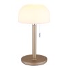 Lampe Champignon  Norman Lampe à poser Luminaires Globo Lighting LED Champagne, 1 lumière