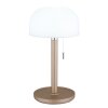 Lampe Champignon  Norman Lampe à poser Luminaires Globo Lighting LED Champagne, 1 lumière