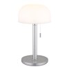 Style champignon  Norman Lampe à poser Luminaires Globo Lighting LED Argenté, 1 lumière