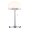 Style champignon  Norman Lampe à poser Luminaires Globo Lighting LED Argenté, 1 lumière