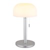 Style champignon  Norman Lampe à poser Luminaires Globo Lighting LED Argenté, 1 lumière