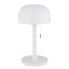 Norman Lampe à poser Luminaires Globo Lighting LED Blanc, 1 lumière