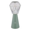 Polimi Lampe à poser Luminaires Globo Lighting LED Vert, 1 lumière, Changeur de couleurs