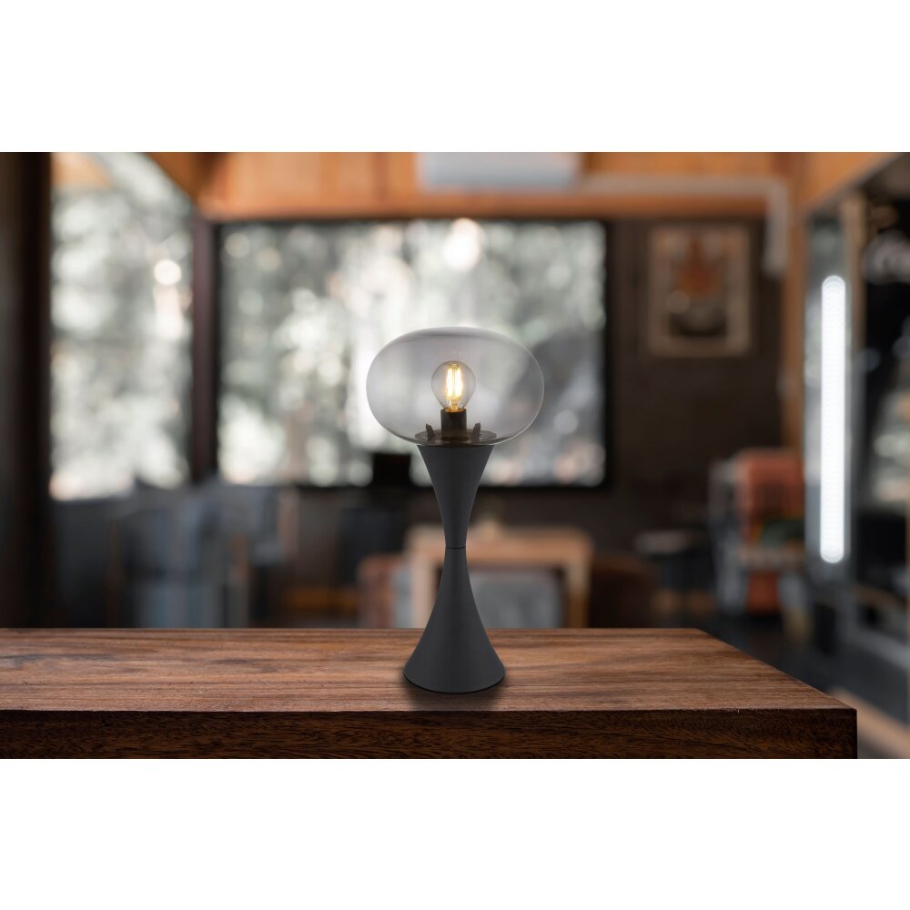 Lula Lampe à poser Luminaires Globo Lighting Noir, 1 lumière