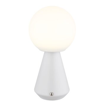Sora Lampe à poser Luminaires Globo Lighting LED Blanc, 1 lumière
