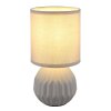 Sylas Lampe à poser Luminaires Globo Lighting Gris, 1 lumière