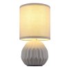 Sylas Lampe à poser Luminaires Globo Lighting Gris, 1 lumière