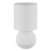 Sylas Lampe à poser Luminaires Globo Lighting Blanc, 1 lumière