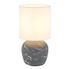 Marble Lampe à poser Luminaires Globo Lighting Gris, 1 lumière