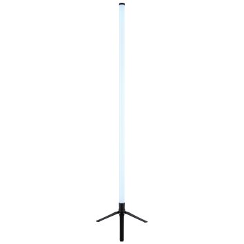 Rocky Lampadaire Luminaires Globo Lighting LED Noir, 1 lumière, Télécommandes, Changeur de couleurs