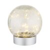 Soona Lampe à poser Luminaires Globo Lighting LED Argenté, 1 lumière