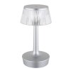 Lucio Lampe à poser Luminaires Globo Lighting LED Argenté, 1 lumière