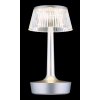 Lucio Lampe à poser Luminaires Globo Lighting LED Argenté, 1 lumière