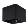 Veronika Applique murale Luminaires Globo Lighting LED Noir, 1 lumière, Détecteur de mouvement