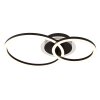 Loretta Plafonnier Luminaires Globo Lighting LED Noir, 1 lumière