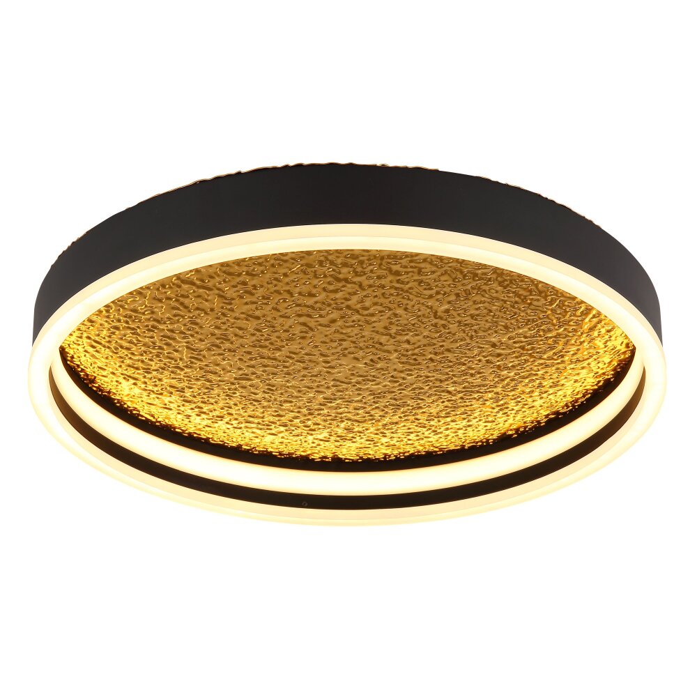 Hedi Plafonnier Luminaires Globo Lighting LED Or, Noir, 1 lumière main product photo