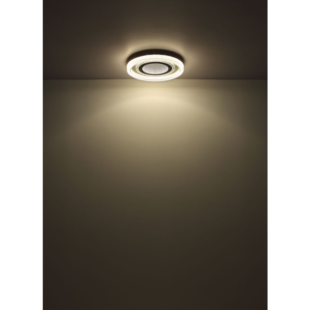 Alsuna Plafonnier Luminaires Globo Lighting LED Blanc, 1 lumière, Télécommandes
