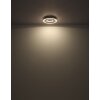 Wiley Plafonnier Luminaires Globo Lighting LED Gris, Blanc, 1 lumière