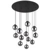 Riha Luminaires Globo Lighting Noir, 12 lumières