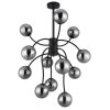 Riha Plafonnier Luminaires Globo Lighting Noir, 12 lumières