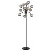 Riha Lampadaire Luminaires Globo Lighting Noir, 12 lumières