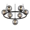 Riha Suspension Luminaires Globo Lighting Noir, 7 lumières