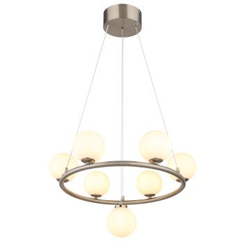 Riha Suspension Luminaires Globo Lighting Blanc, 7 lumières