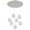 Riha Luminaires Globo Lighting Nickel mat, 7 lumières