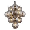 Conor Suspension Luminaires Globo Lighting Chrome, Noir, 13 lumières