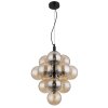 Conor Suspension Luminaires Globo Lighting Noir, 13 lumières