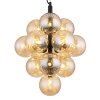 Conor Suspension Luminaires Globo Lighting Noir, 13 lumières