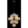 Conor Suspension Luminaires Globo Lighting Noir, 13 lumières